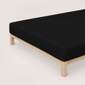Schlafgut Pure Hoeslaken Black