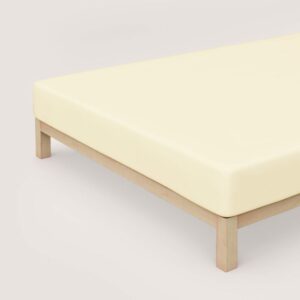 Schlafgut Pure Hoeslaken Yellow Light